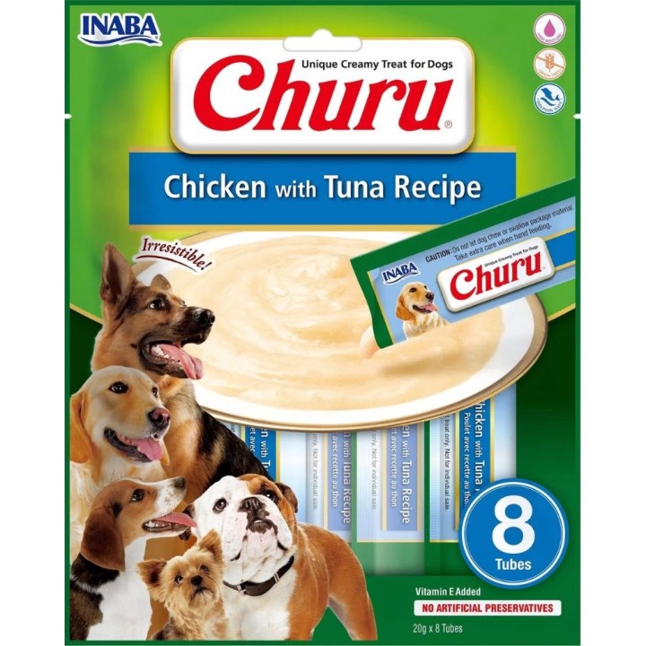 Expirace Churu Dog Chicken with Tuna Recipe 8x20g (022967_Z A)